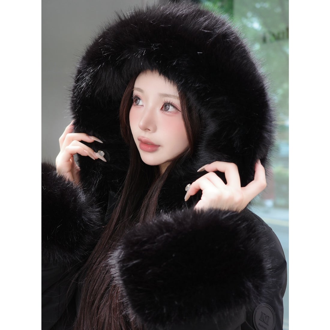 ダーリッチ Darich レディミディダウンコート （ブラック