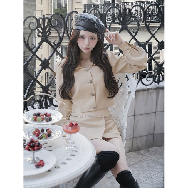 ダーリッチ Darich アントルラックリボンニットボンネット （ホワイト