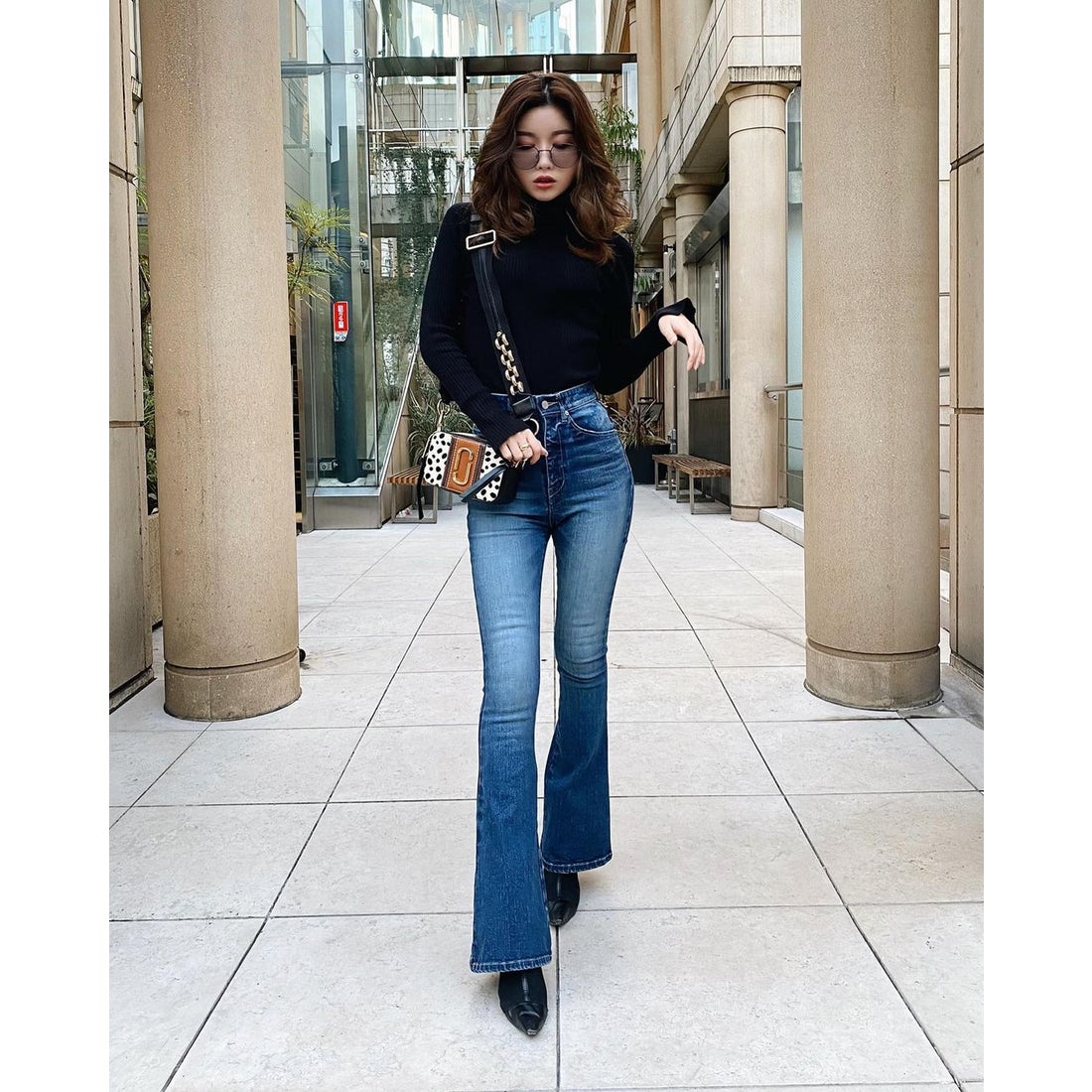 ダーリッチ Darich ヴィンテージフレアデニム20AW （インディゴ） -靴