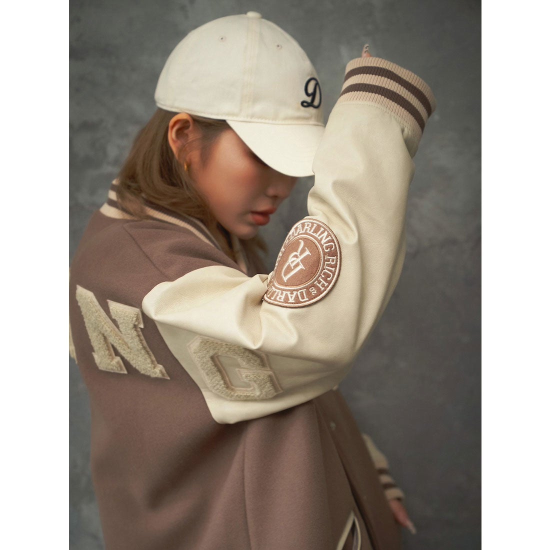 ダーリッチ Darich DARLINGスタジャン （モカ） -ファッション通販