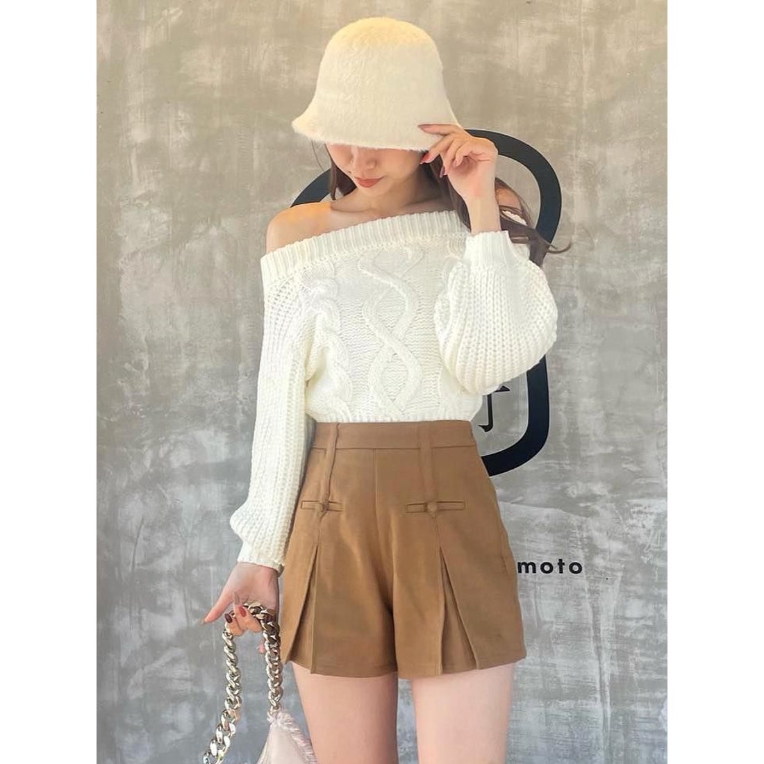 ダーリッチ Darich メルトンショートパンツ （キャメル