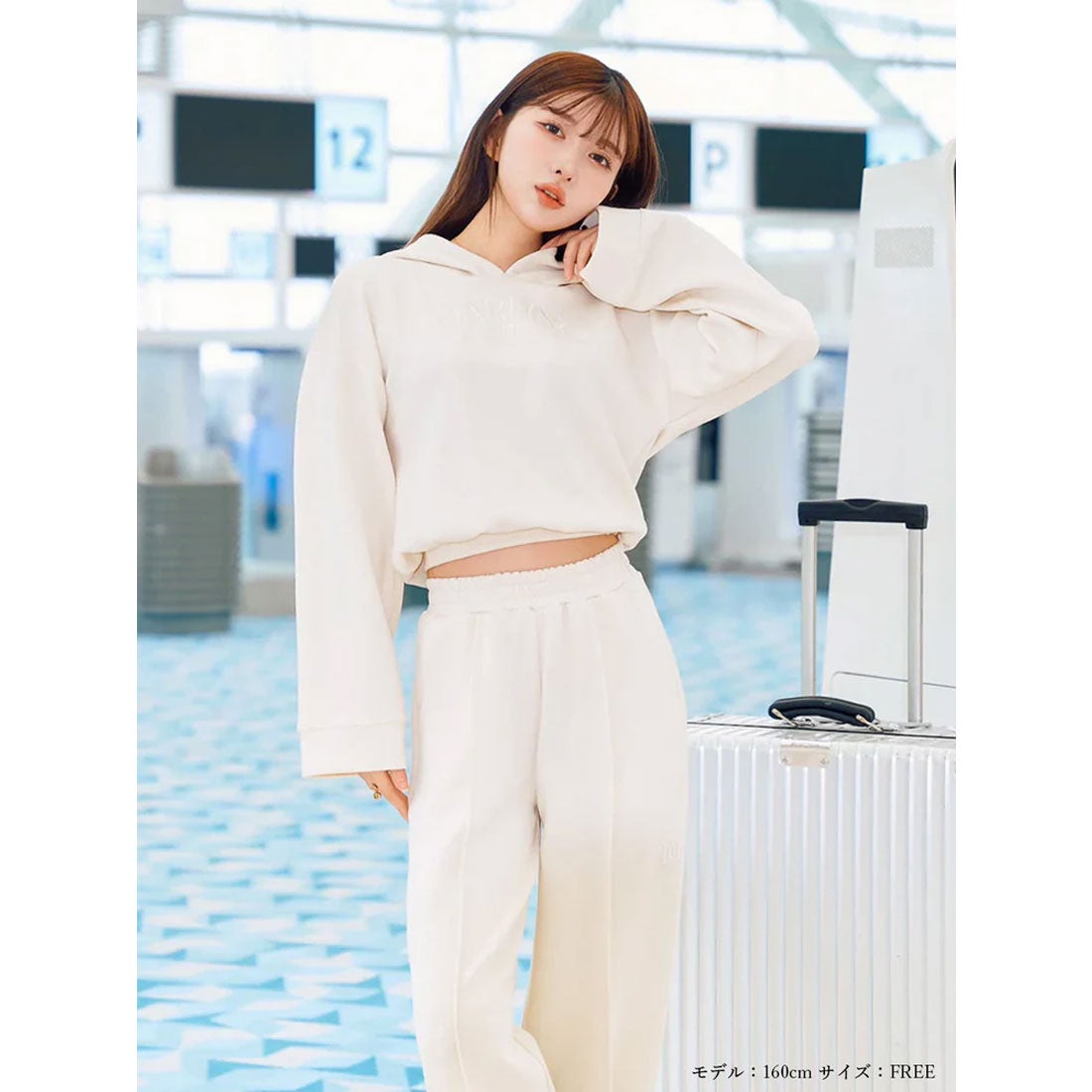 ダーリッチ Darich スウェットロングセットアップ （ピンク） -靴