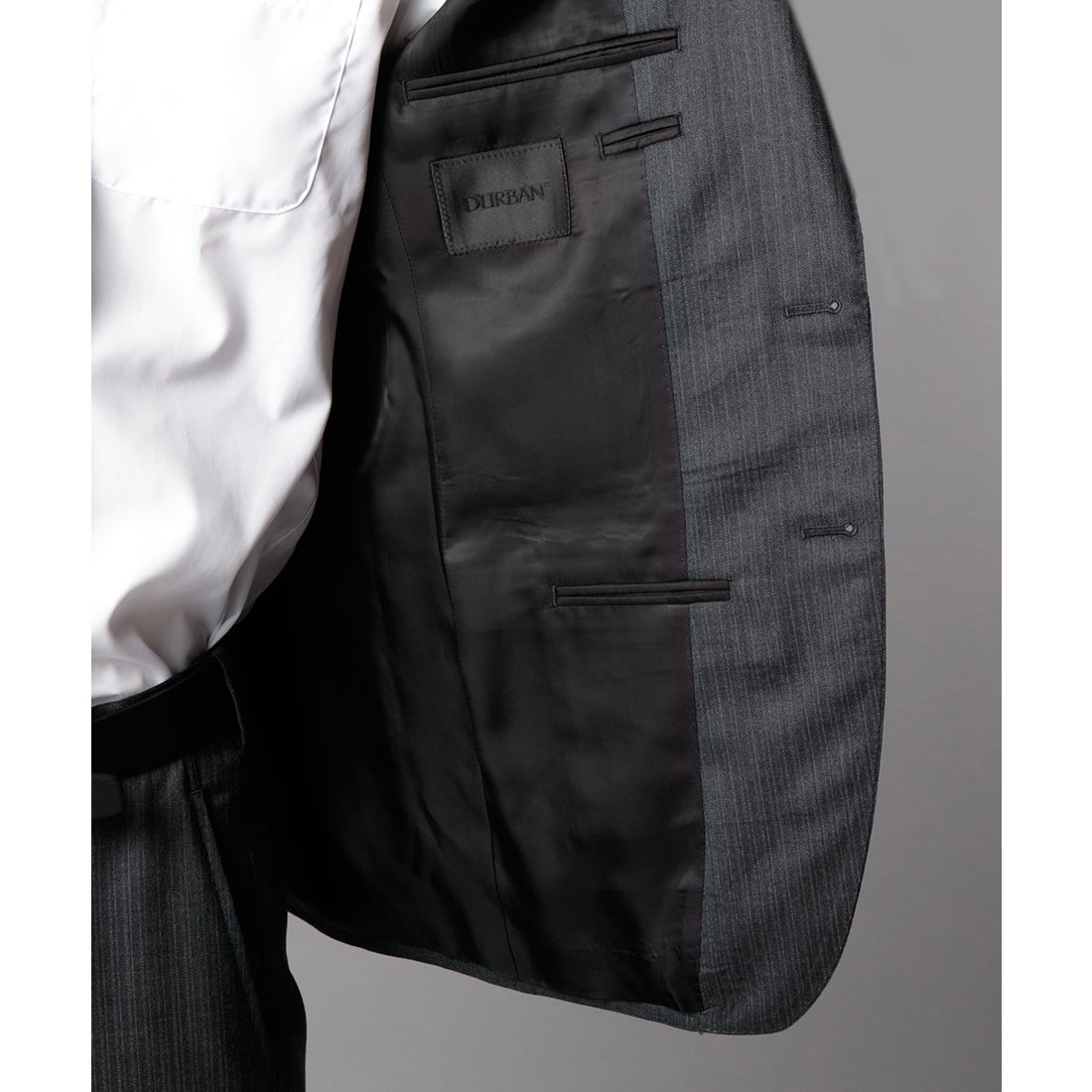 グレーストライプスーツ （ライトグレー） -D'URBAN | ダーバン公式