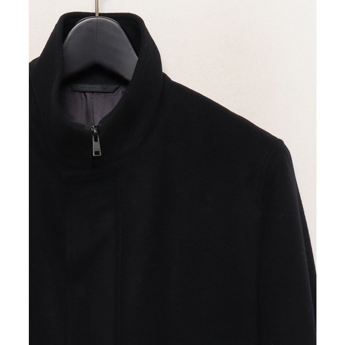 Zeal】ウールビーバースタンドカラーコート（ミドルレングス