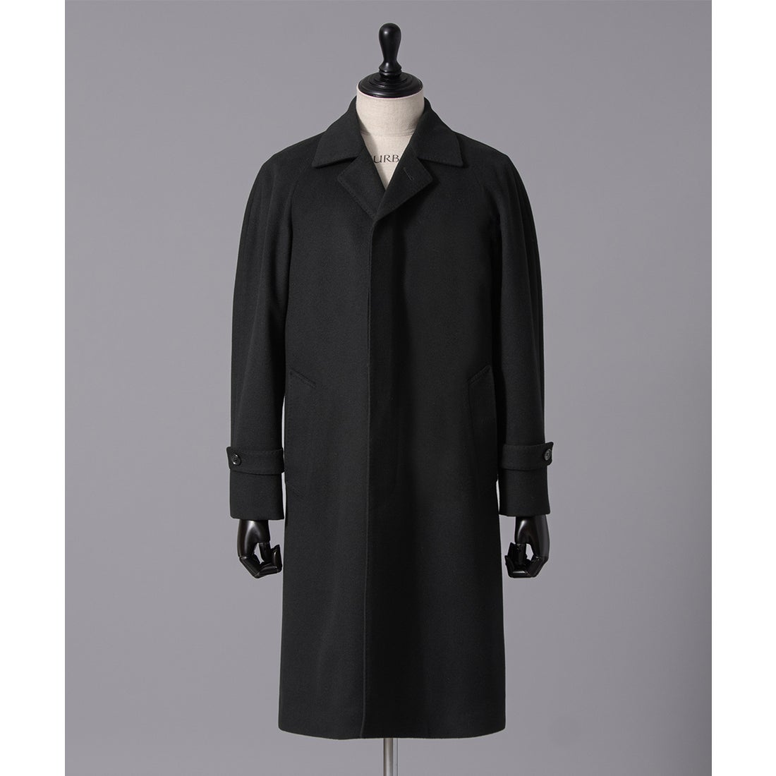 ビーバーバルカラーコート(ロングレングス) （ブラック） -D'URBAN
