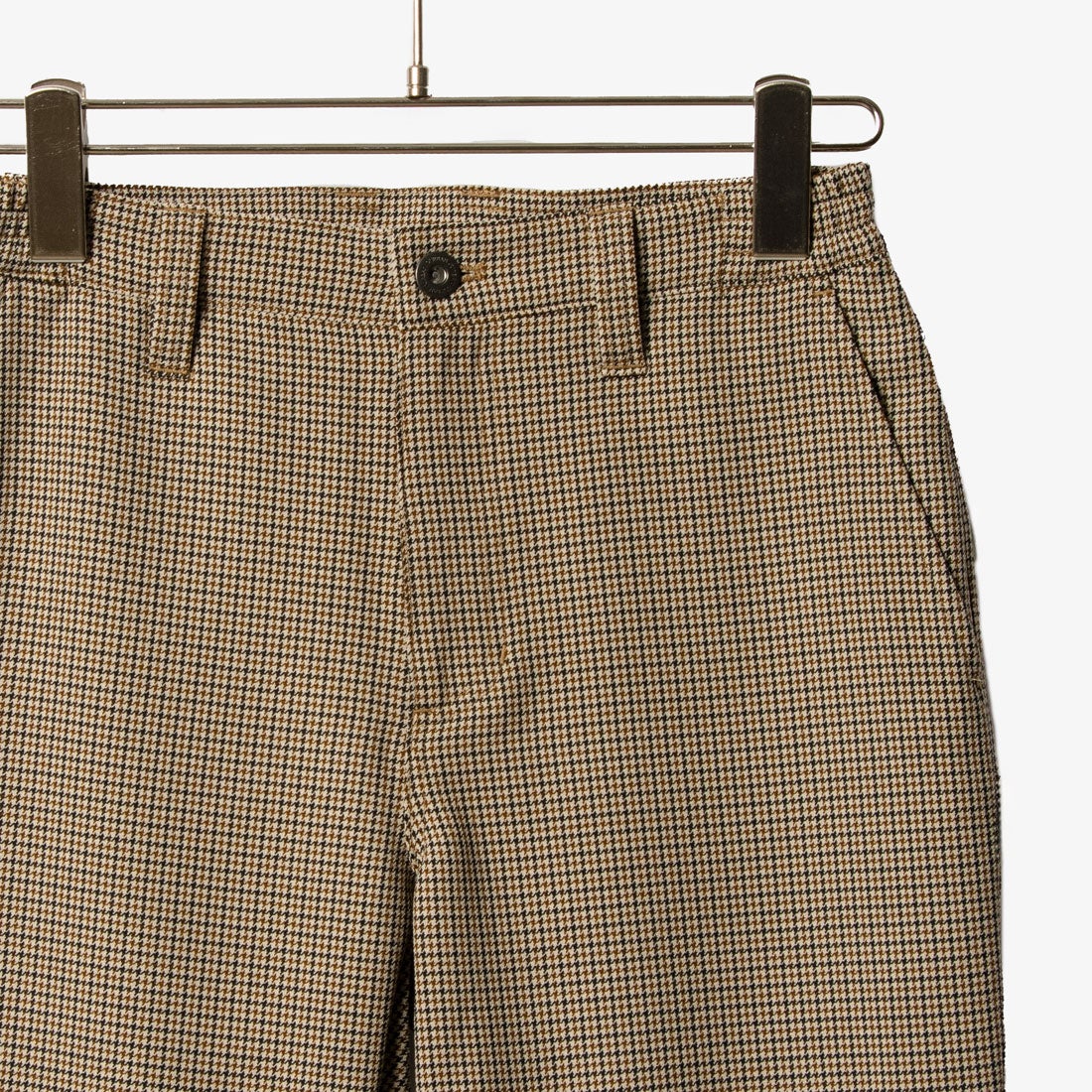 GOLF 】ガンクラブチェックパンツ(Ladies) （ベージュ） -D'URBAN