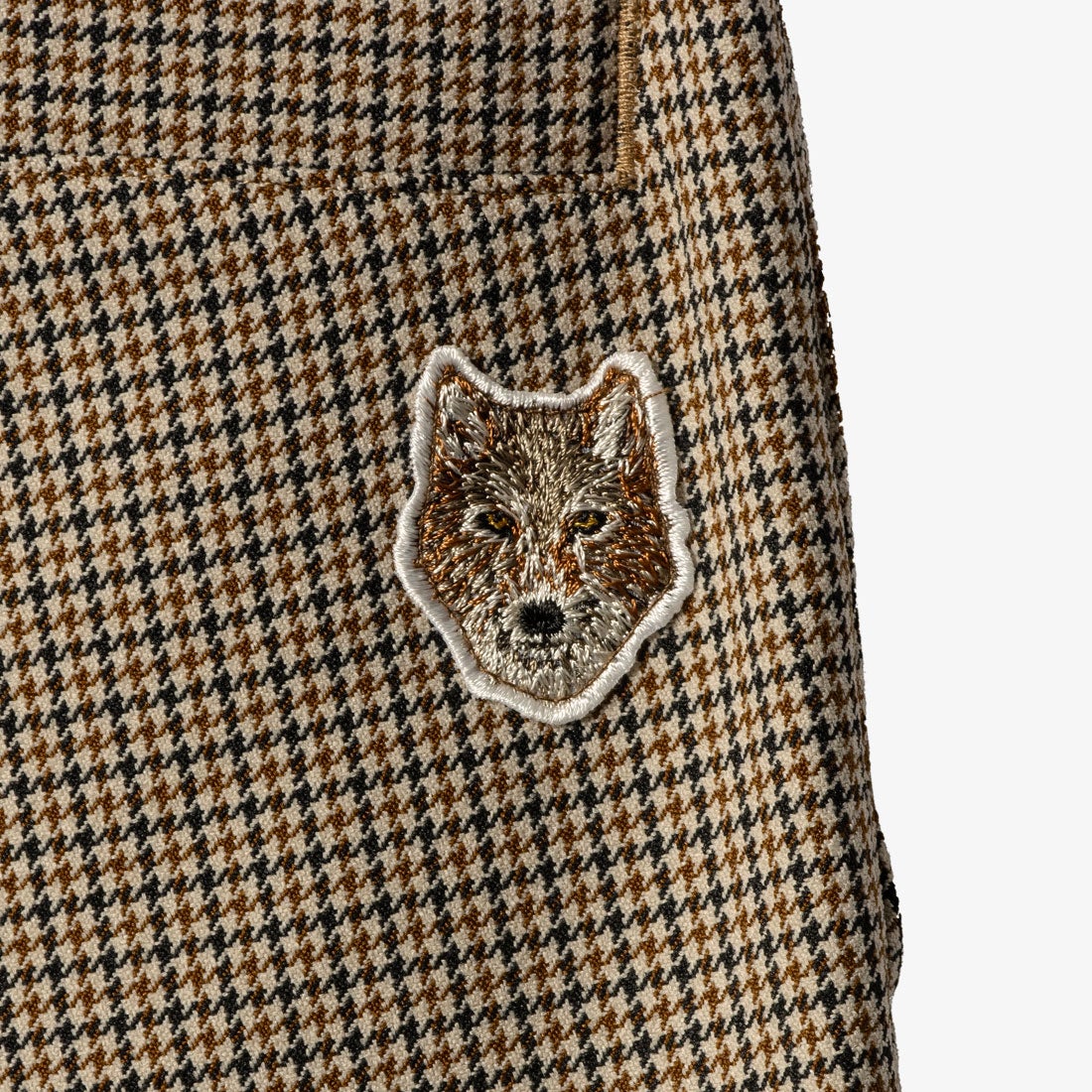 GOLF 】ガンクラブチェックパンツ(Ladies) （ベージュ） -D'URBAN