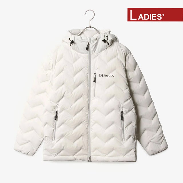 GOLF 】ダウンジャケット(Ladies) （オフホワイト） -D'URBAN