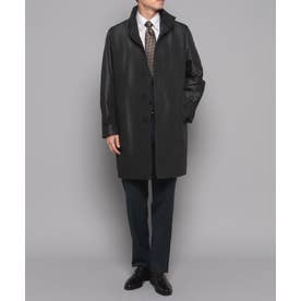 へリンボン柄スタンドカラーコート（中わたライナー仕様 / ミドル