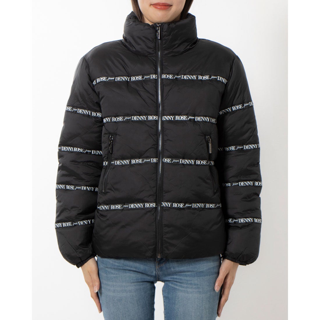 デニーローズ DENNY ROSE ロゴラインポイントボトルネックダウン