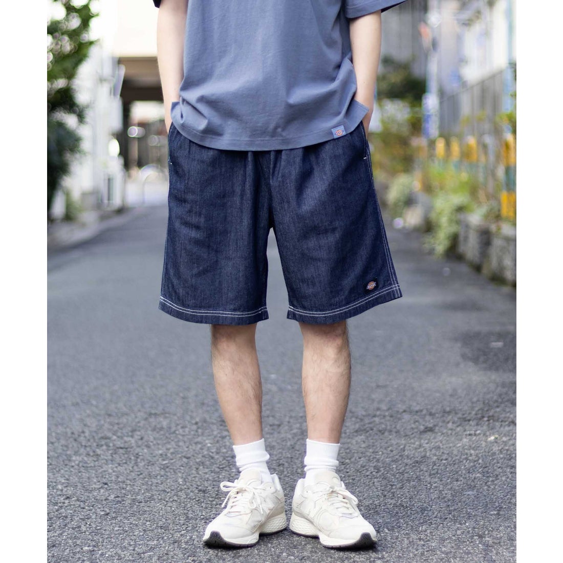 ディッキーズ Dickies ツイルショートパンツ （ブルーグリーン