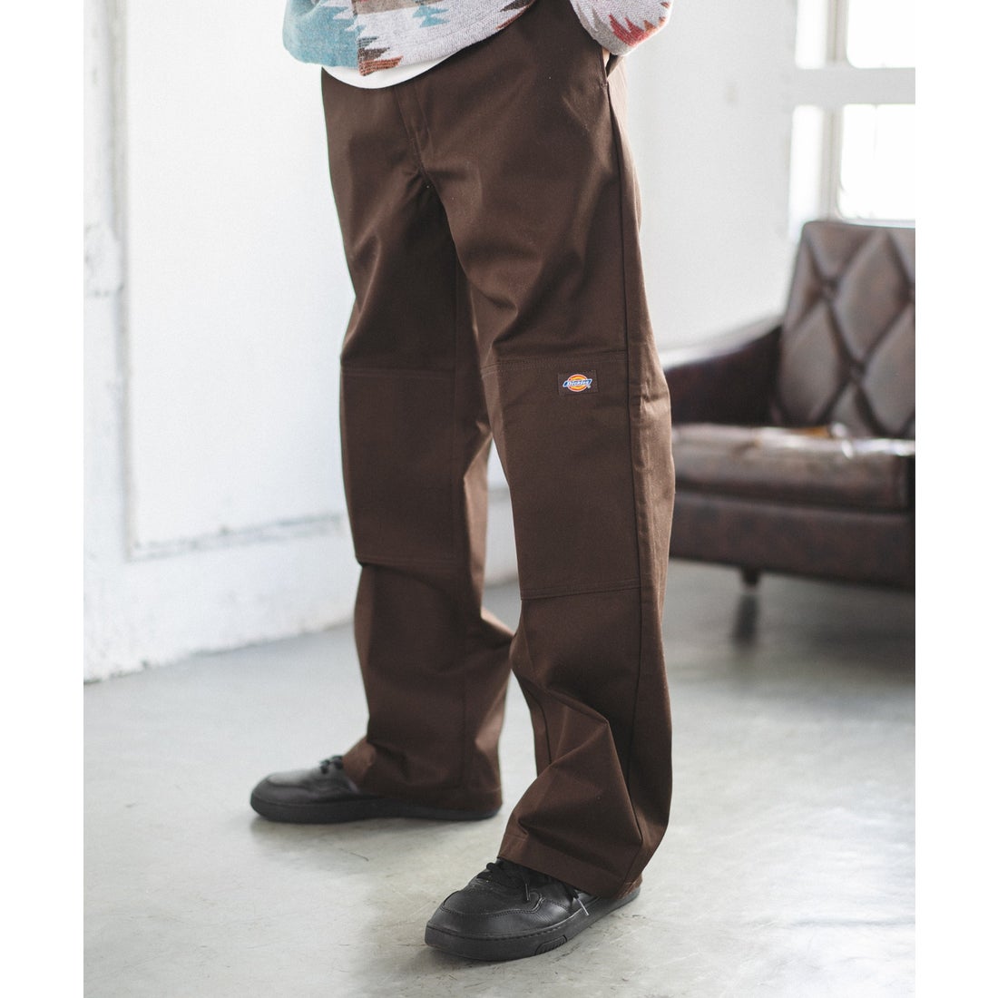 ディッキーズ Dickies Dickiesダブルニーパンツ （BROWN