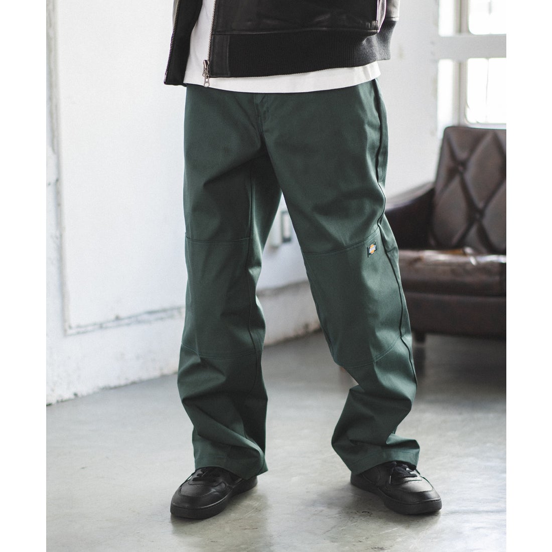 ディッキーズ Dickies Dickiesダブルニーパンツ （GREEN