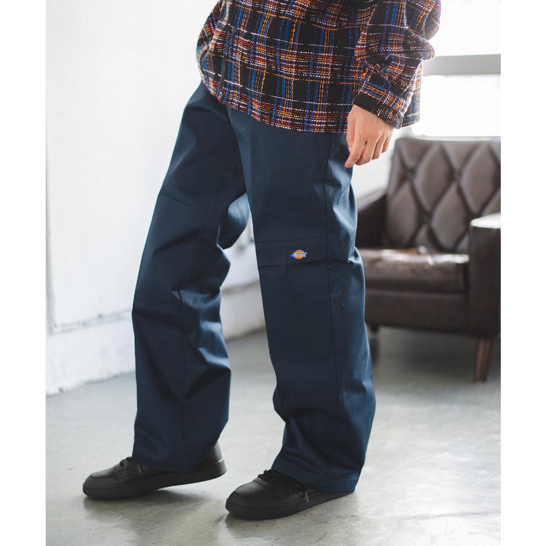 ディッキーズ Dickies Dickiesダブルニーパンツ （NAVY