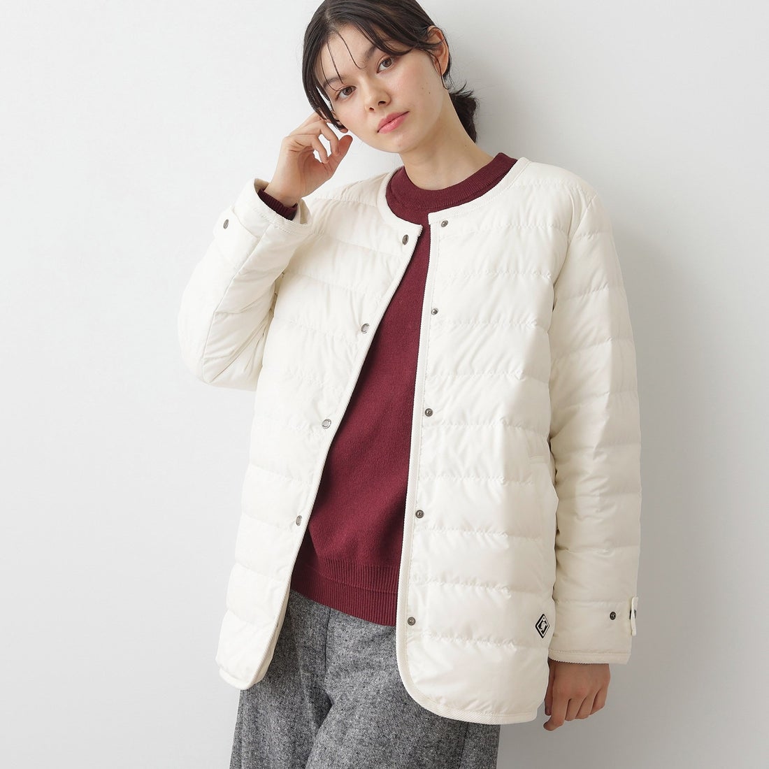 デッサン Dessin 【2WAY】ミュラーダウンコートミドル丈 （ネイビー