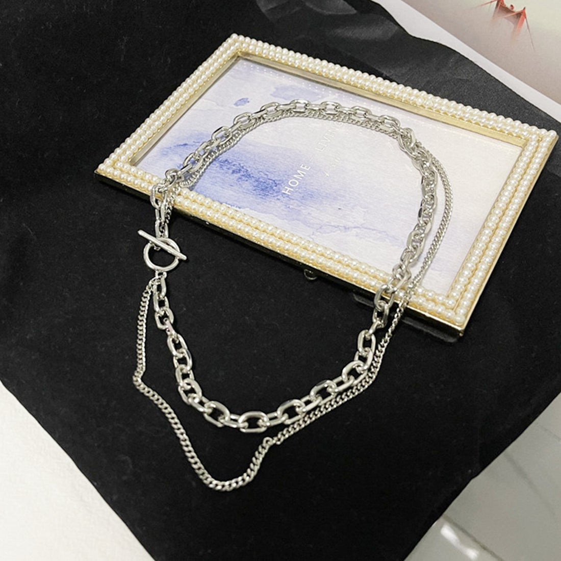 ダイヤモンドハーツ Diamond Hearts 2連チェーンネックレス ネックレス