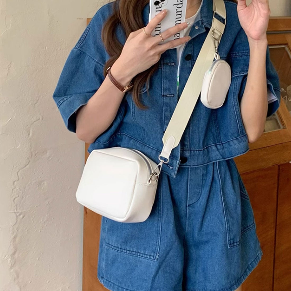 デューリリー Dewlily ミニケース付きショルダーバッグ レディース 10