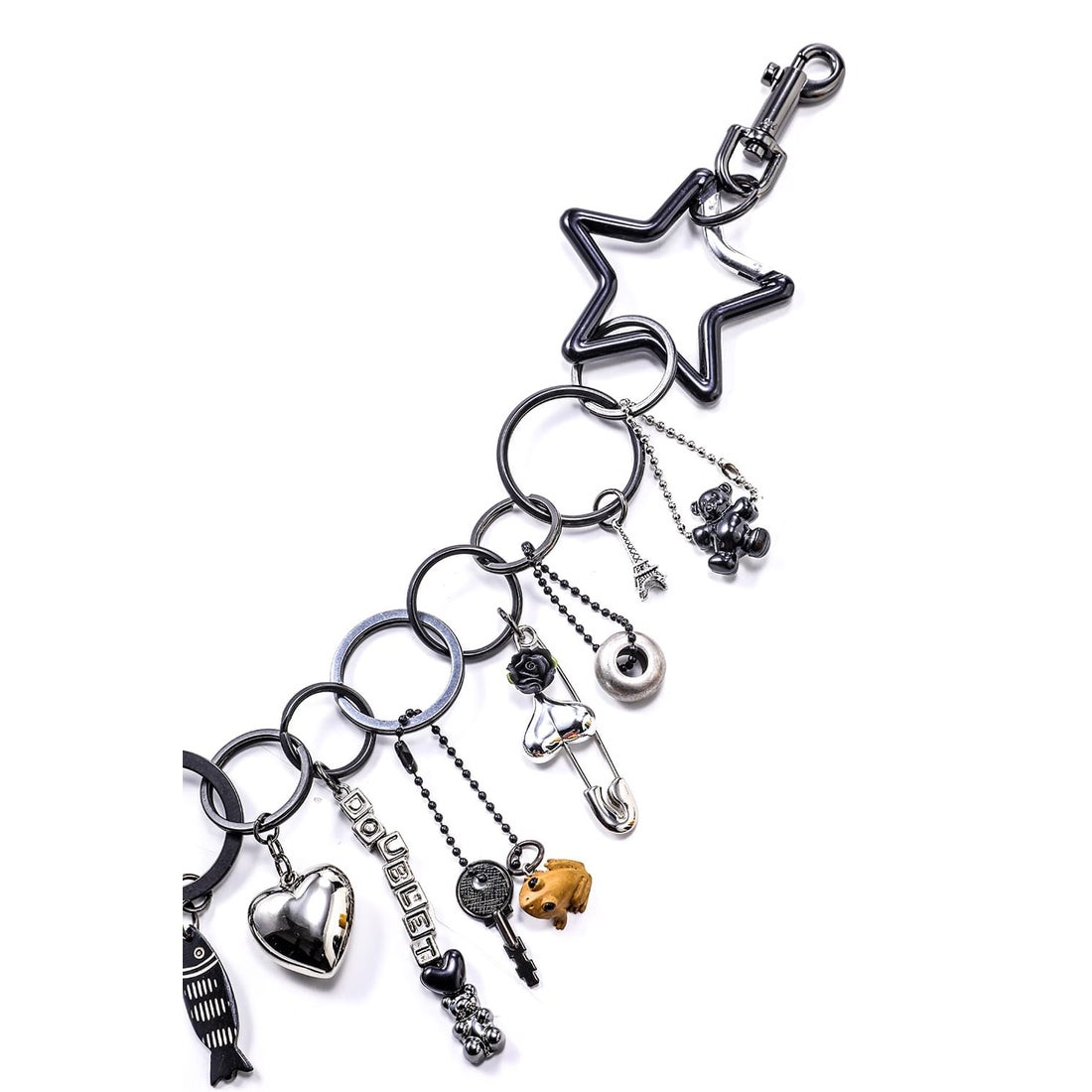 ダブレット doublet Key Chain （Black） -FASCINATE