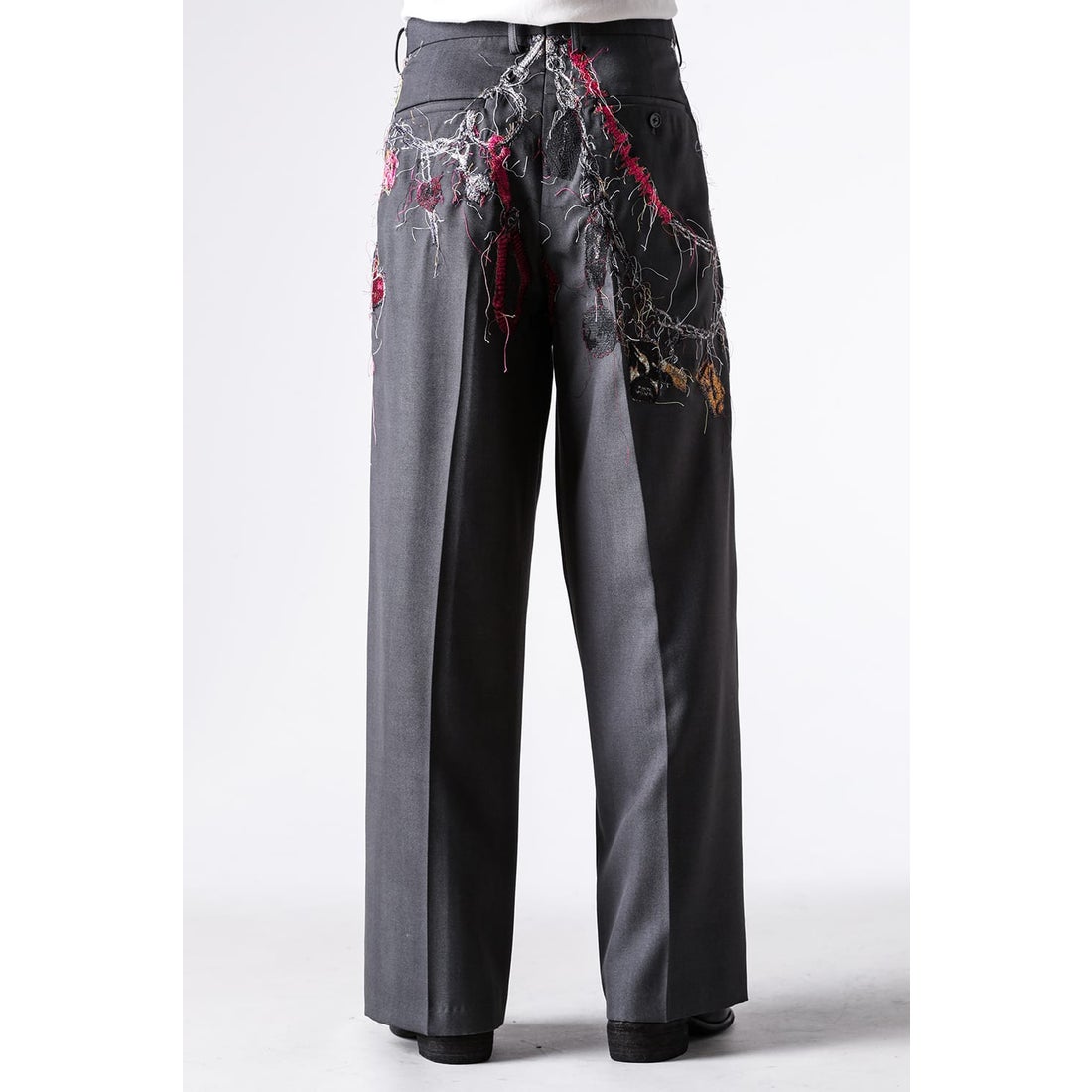 doublet Embroidered Chain Tailored Trousers （Chacorl）- Osaka