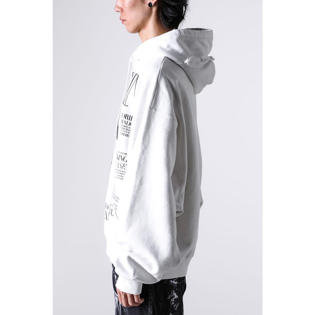 ダブレット doublet Villain Cover Print Hoodie （White） -FASCINATE