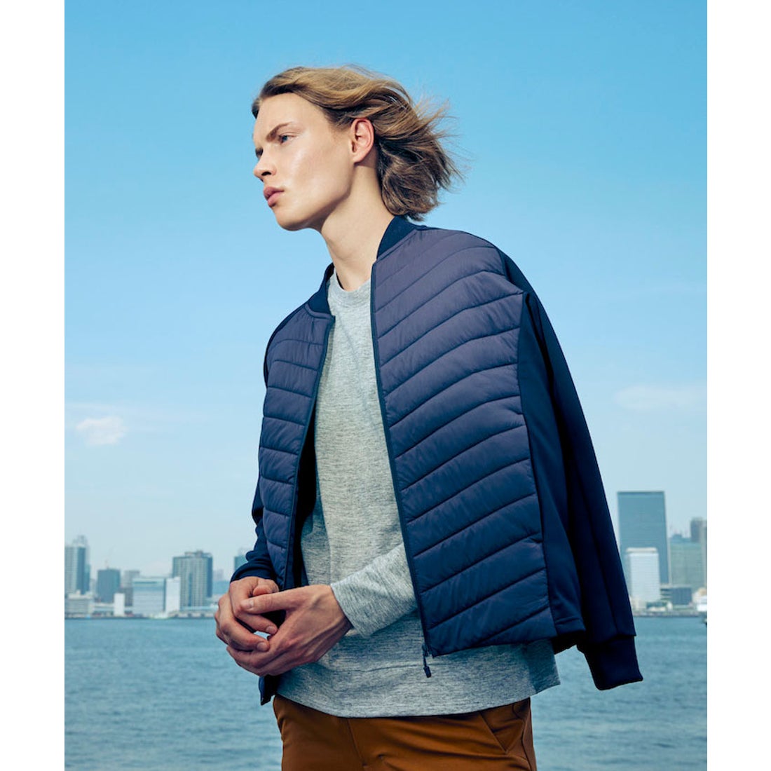 DESCENTE トレーニング S.F.TECH SHIELD ハイブリッドパデッド