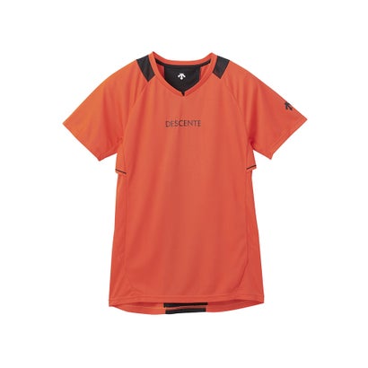 DESCENTE デサント 半袖バレーシャツ （オレンジ) DV5SHT02U OR00
