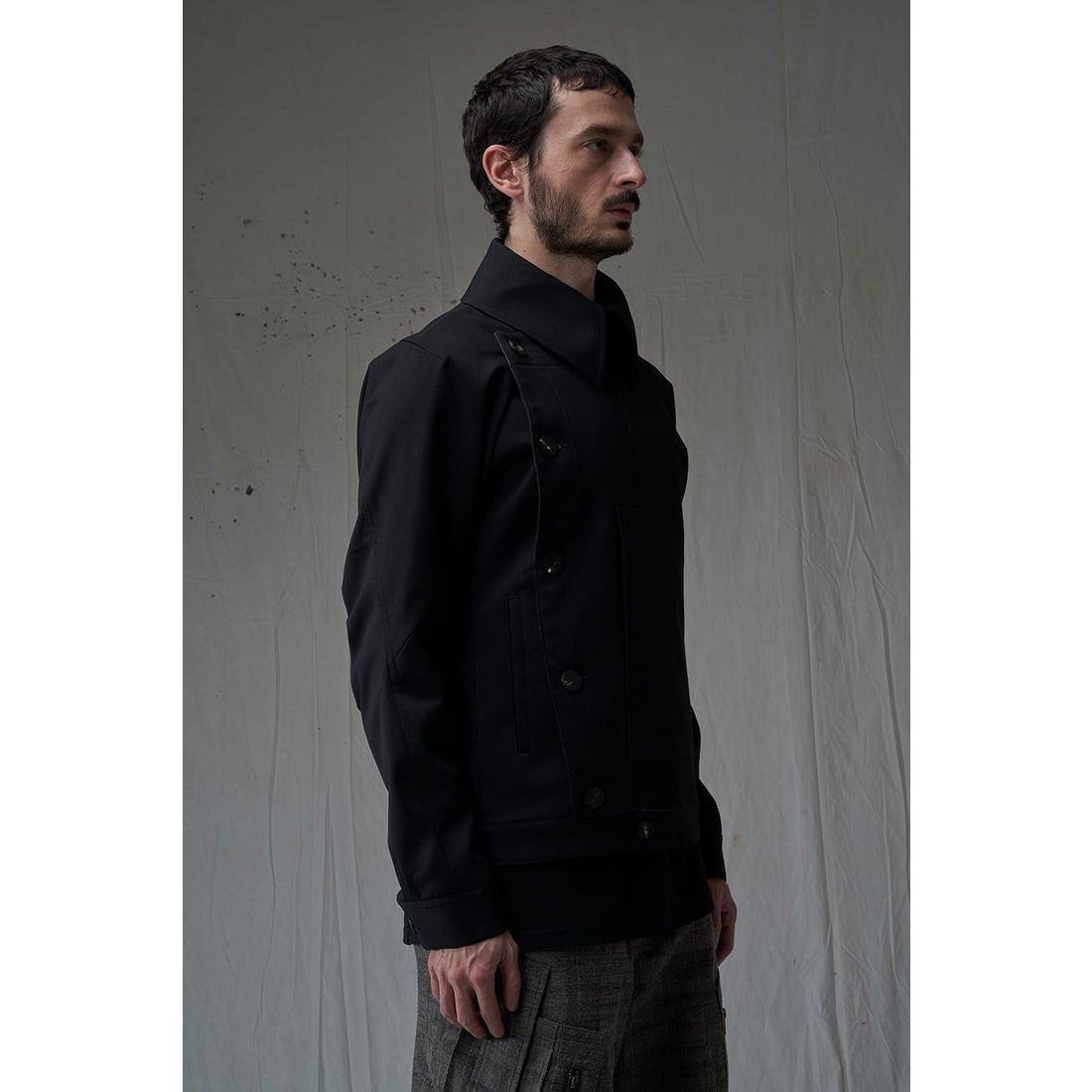 デヴォア DEVOA Military Jacket Wool Gabardine Insert OPTMAX