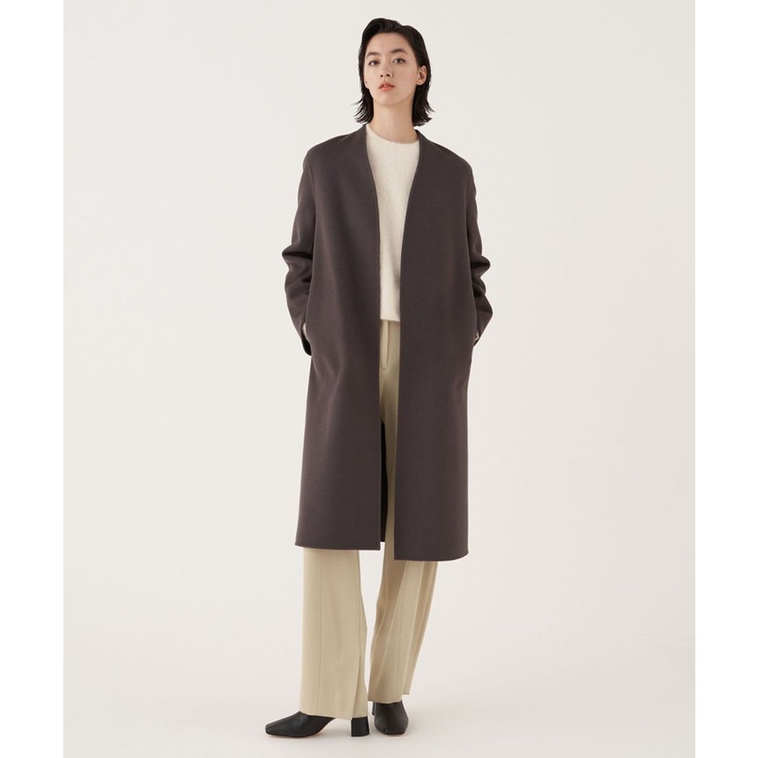 デ・プレ DES PRÉS 【一部WEB限定】ダブルフェイスメルトンビーバー