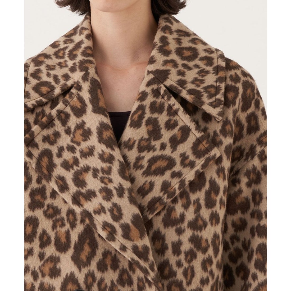 DES PRÉS デ・プレ DES PR?S レオパードジャカードシャギー ビック