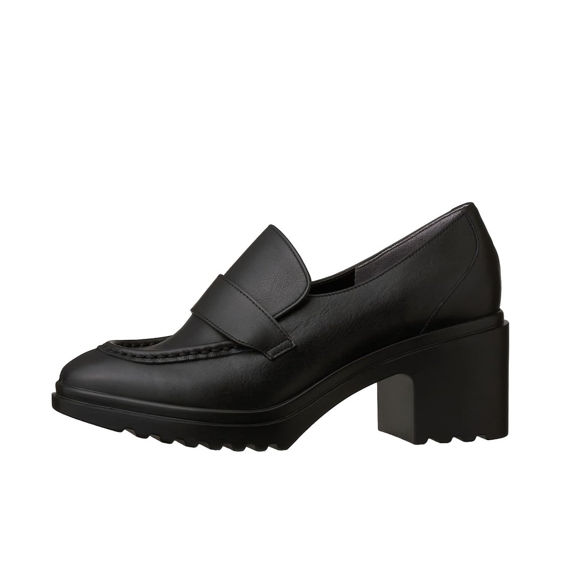 ダイアナ DIANA ヒールアップローファー （黒カーフ） -ファッション