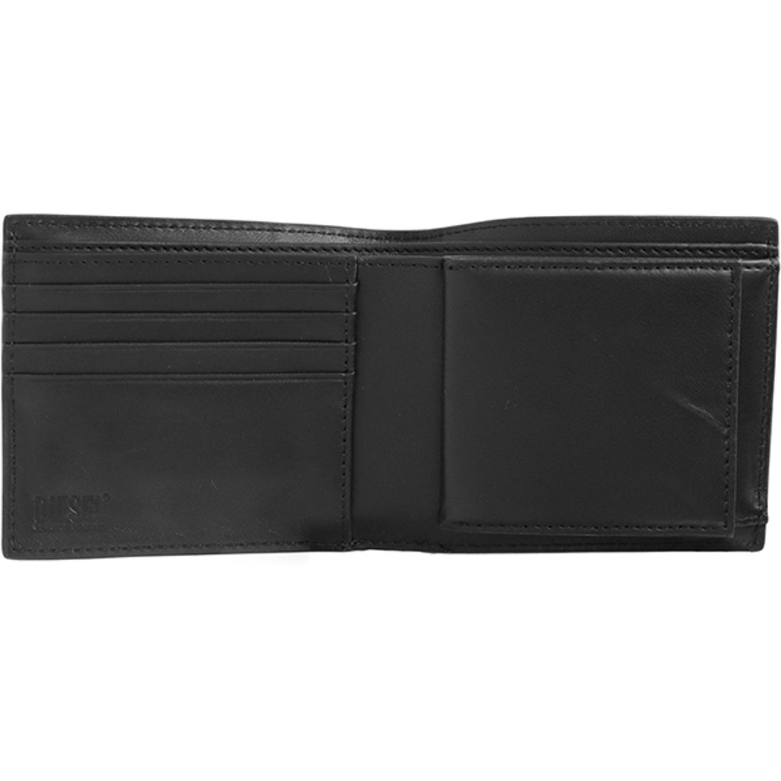 ディーゼル DIESEL 二つ折り財布 ロゴプレート （ブラック