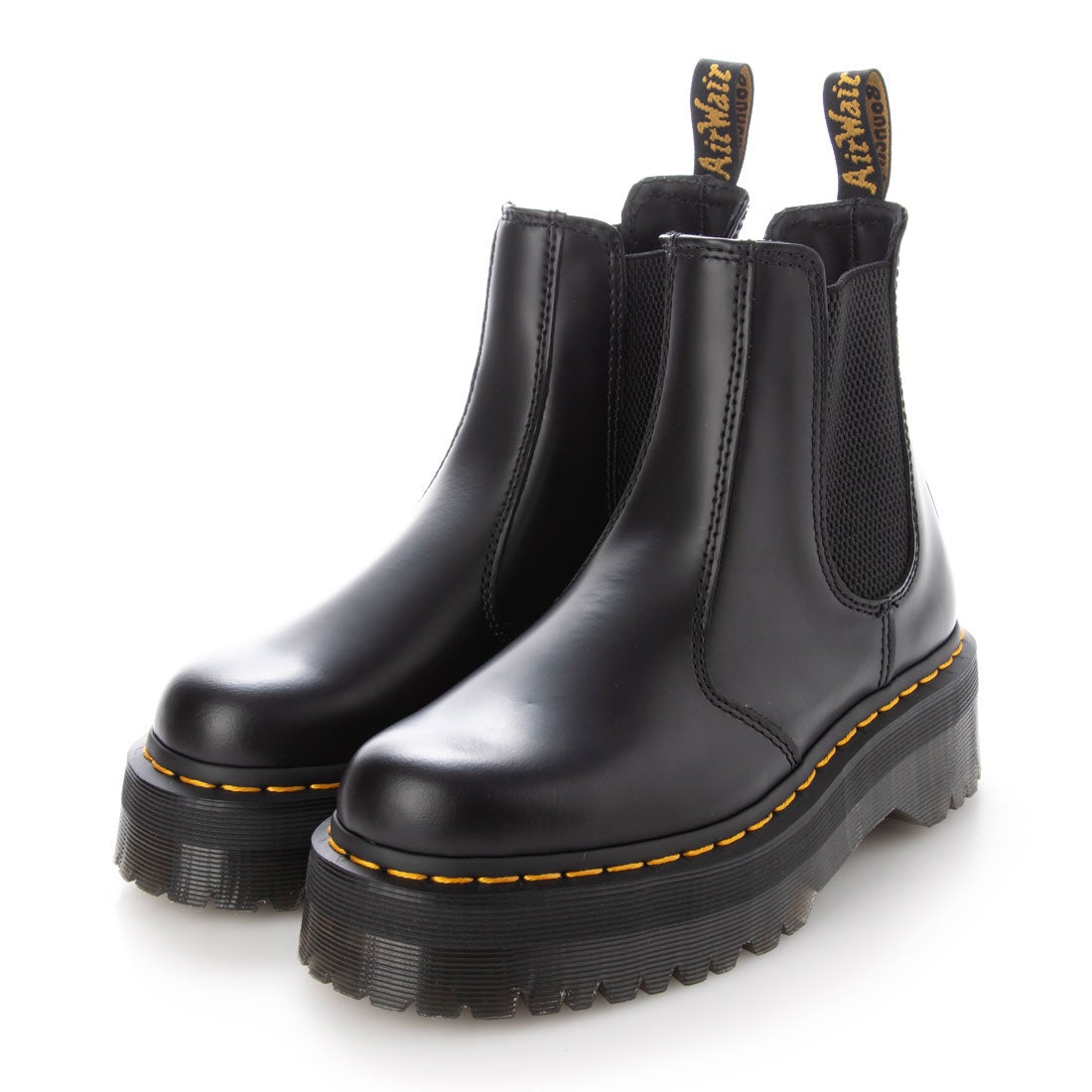 Dr.Martens /ドクターマーチン QUADBLACK POLISHED チェルシー ブーツ