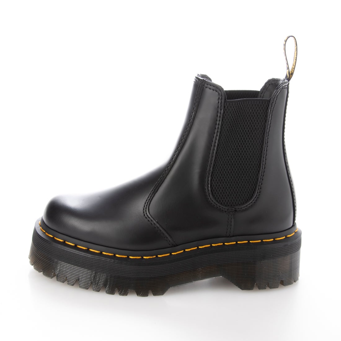Dr.Martens /ドクターマーチン QUADBLACK POLISHED チェルシー ブーツ