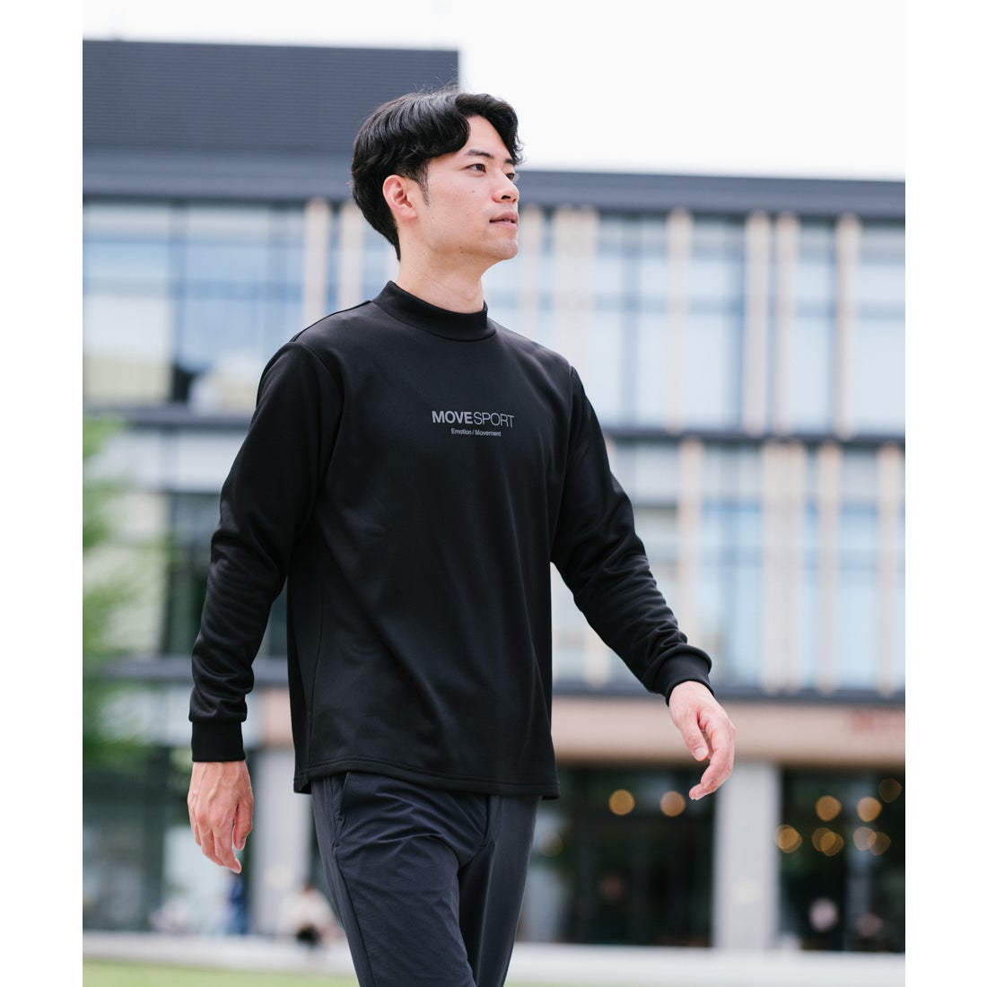 ムーブスポーツ MoveSport 【直営店限定】モックネックロングスリーブ