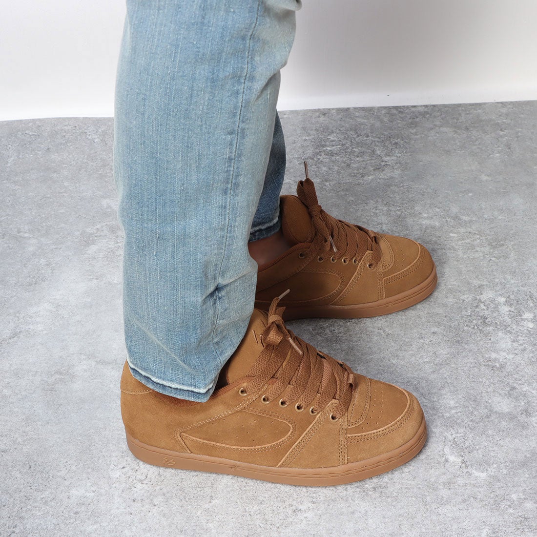 eS/エス アクセル スケボー スケシュー 人気定番 51010139212 ブラウン