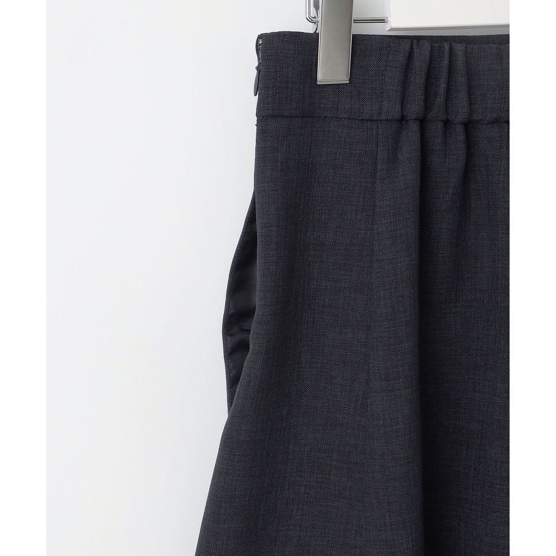 Feroux パールボタンジャケット×スカート セットアップ （ライトグレー