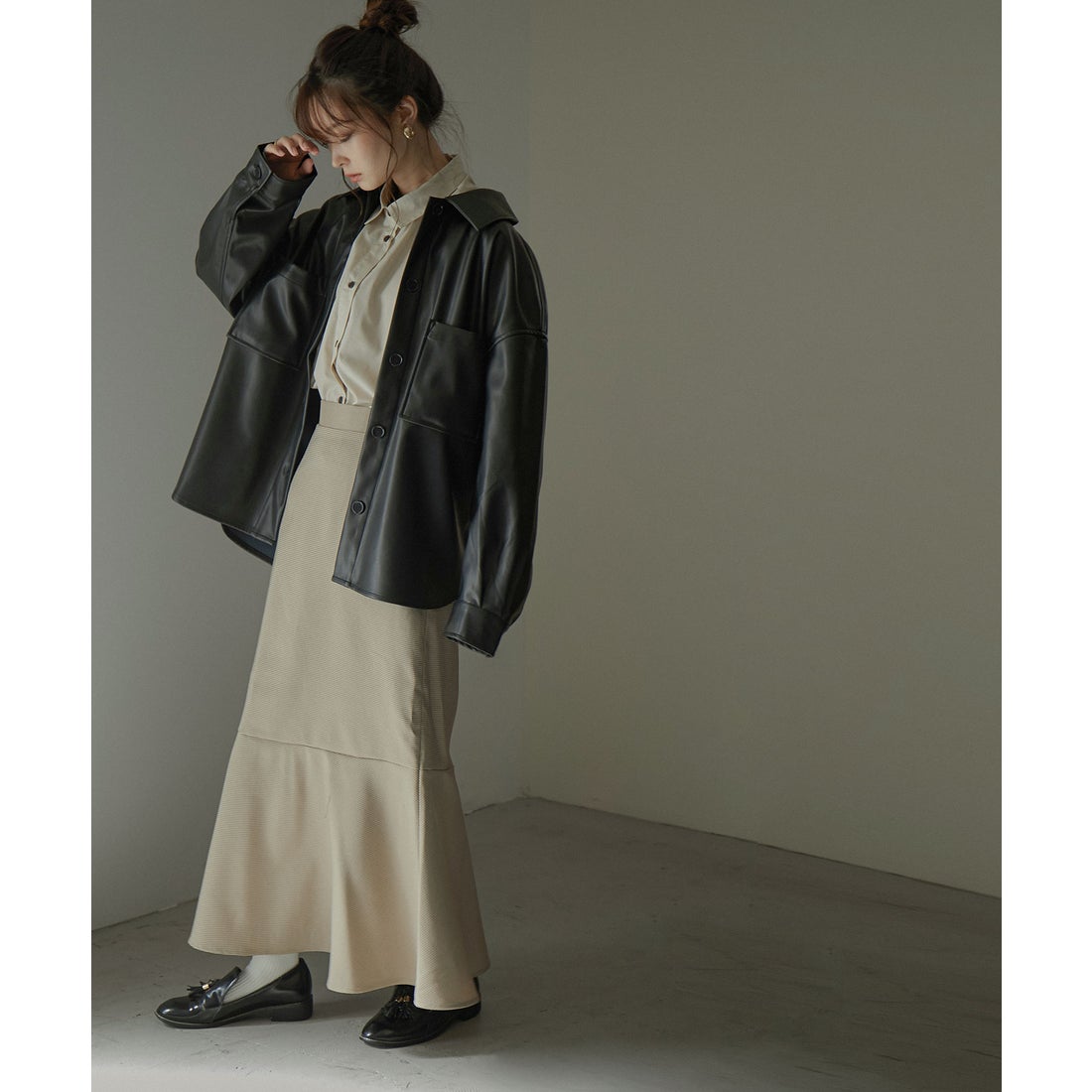 ファッションレター Fashion Letter フラットに着こなせるエコレザー