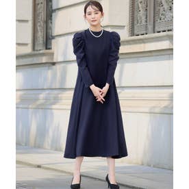 フロリア Flolia 【喪服・礼服】ギャザーショルダーロングフレア