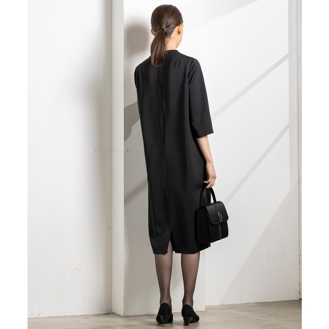 form forma 【kaene】【喪服】《夏素材》ワンピース/七五三/ブラック