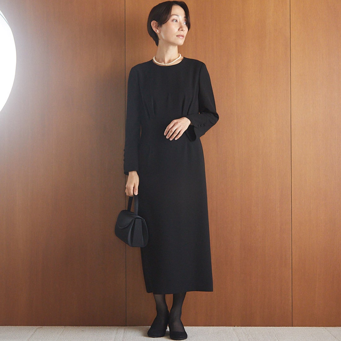 フォルムフォルマ form forma 【喪服・礼服】ジョーゼットワンピース