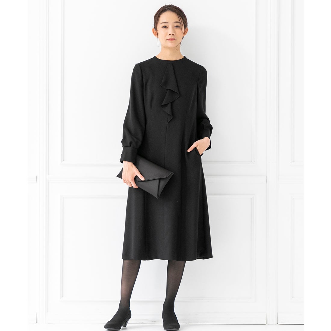 フォルムフォルマ form forma 【喪服/礼服】 スタンドカラー ブラック