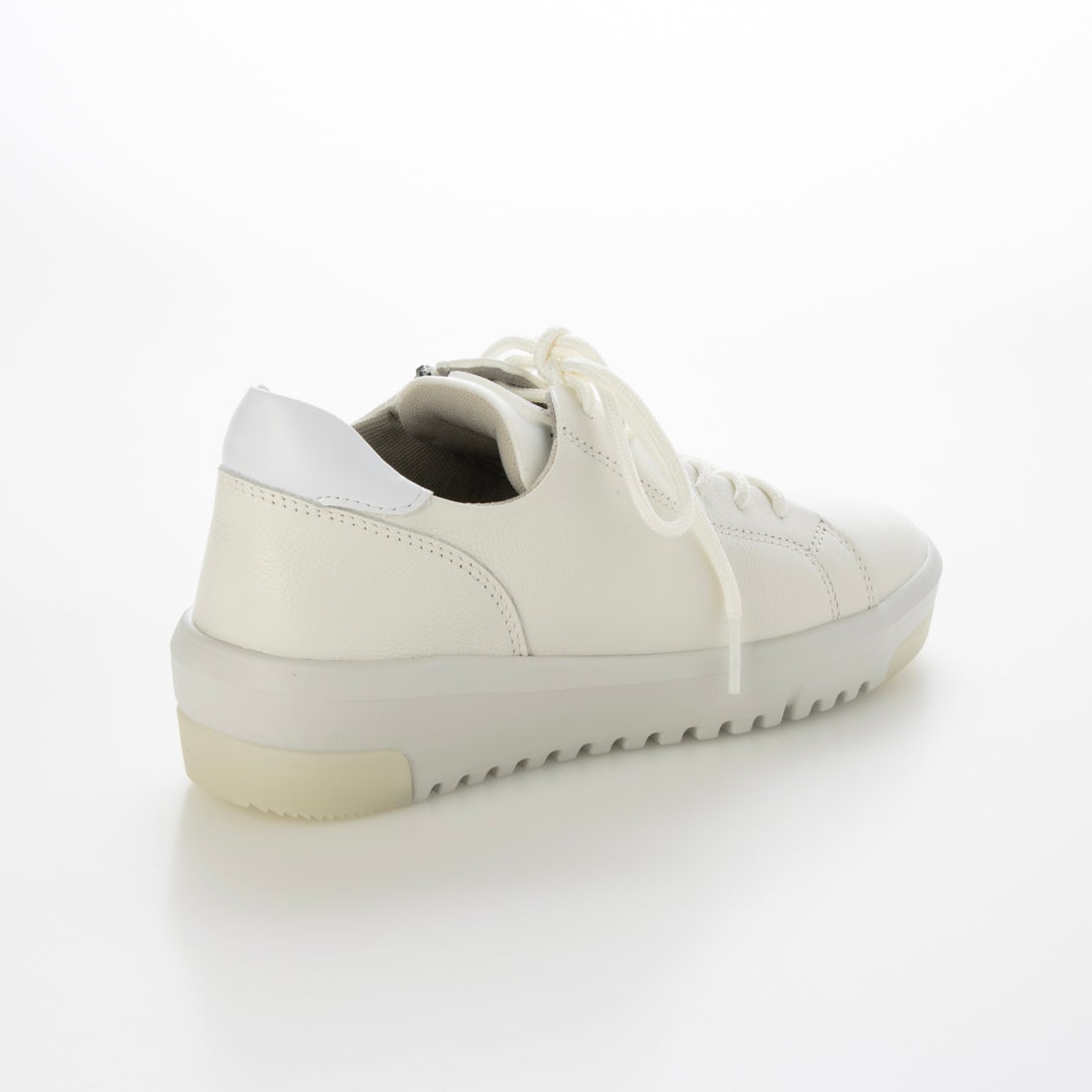 サイドジップレザースニーカー700 （ホワイト） -fitfit(フィット