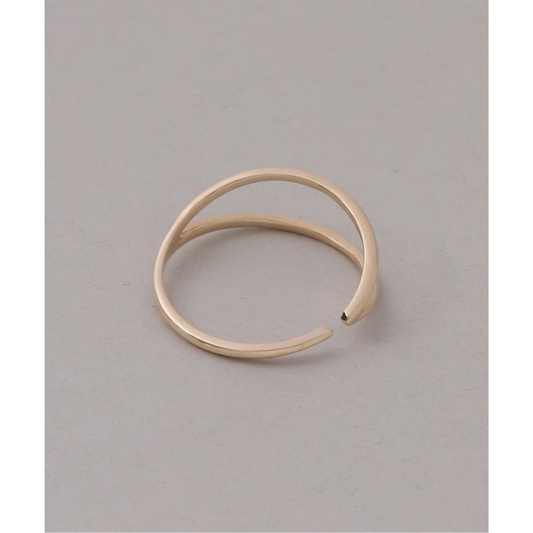 リラ Lilas V型フォークリング K10 （ゴールド） - ファッション通販