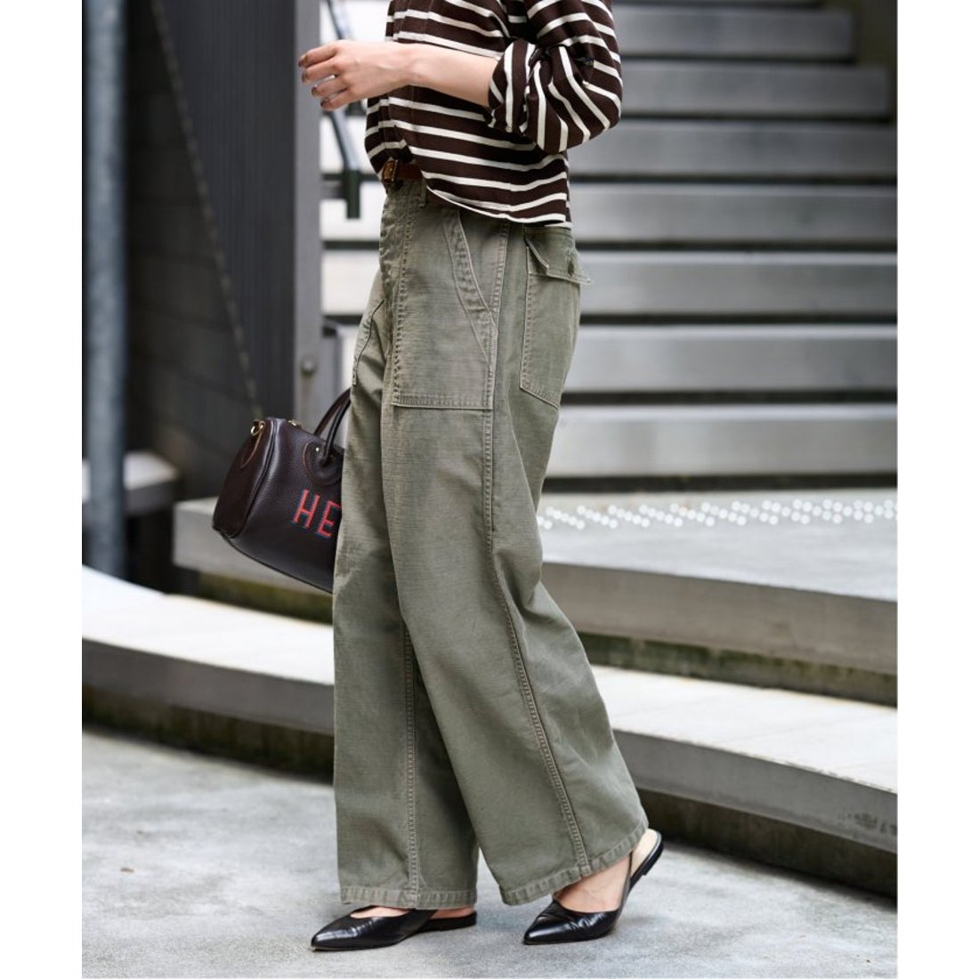 フレームワーク FRAMeWORK ≪≫US ARMY like ベイカーパンツ （ピンク