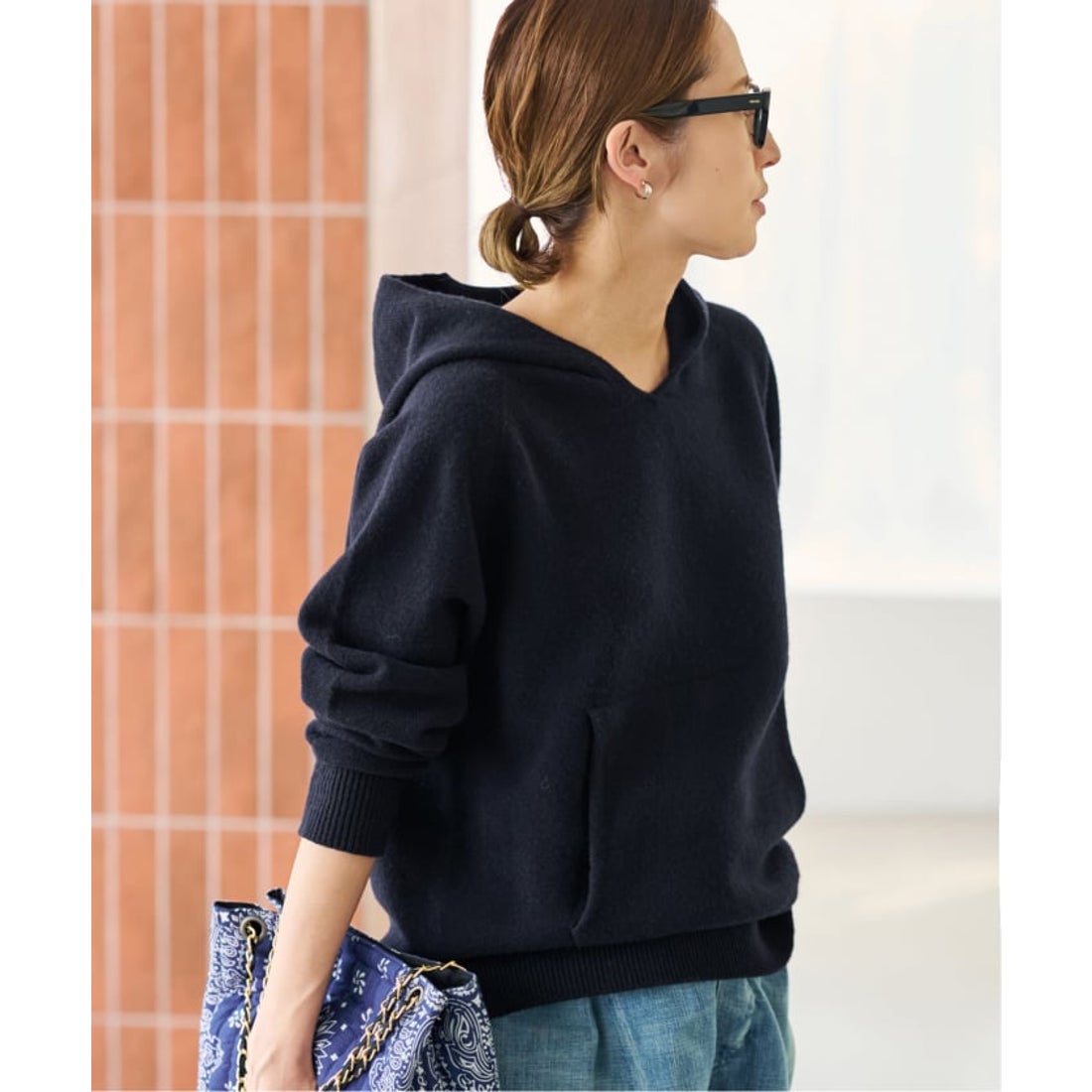 フレームワーク FRAMeWORK ≪追加予約≫圧縮ウールフードプルオーバー