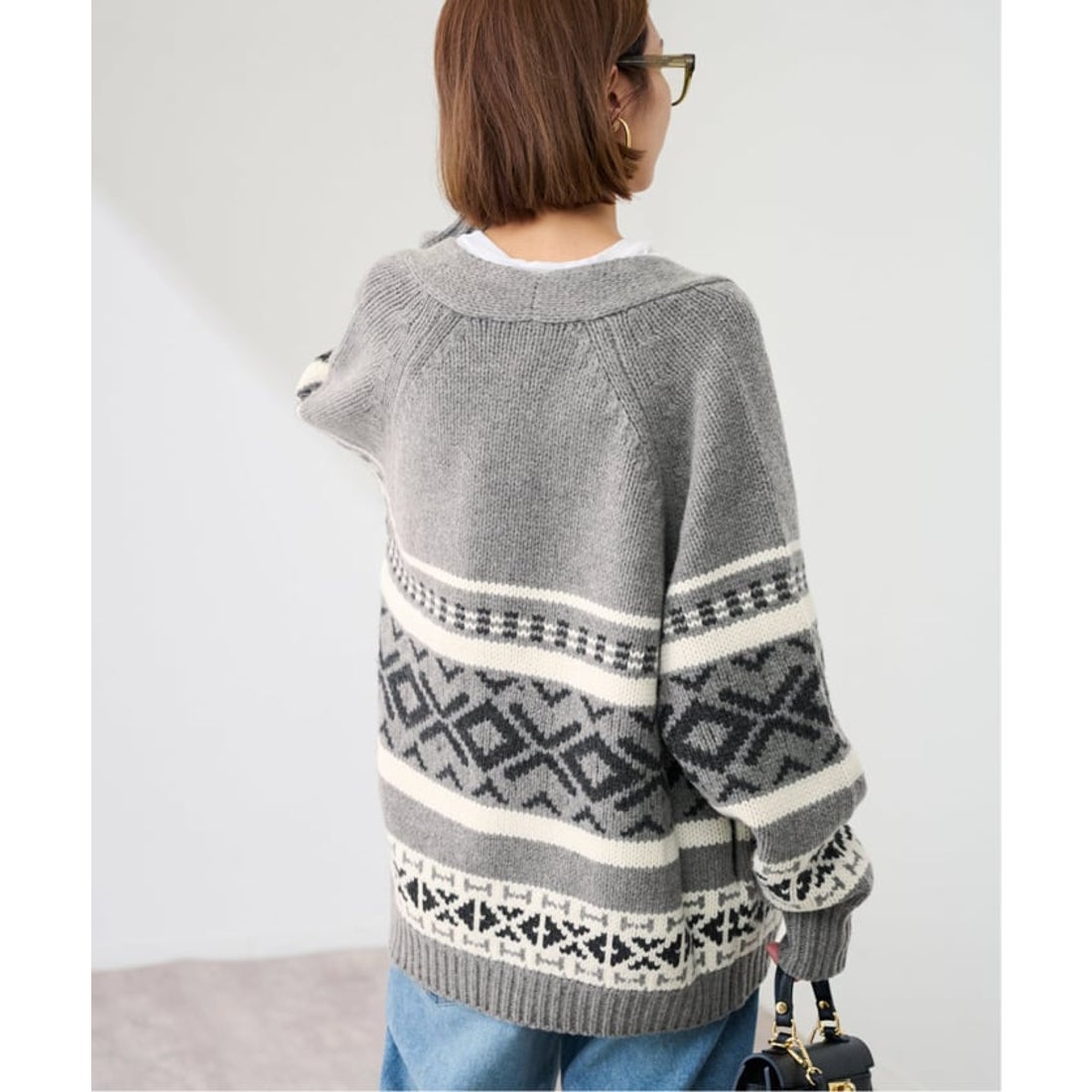 フレームワーク FRAMeWORK ≪追加≫ジャガードカーディガン 2