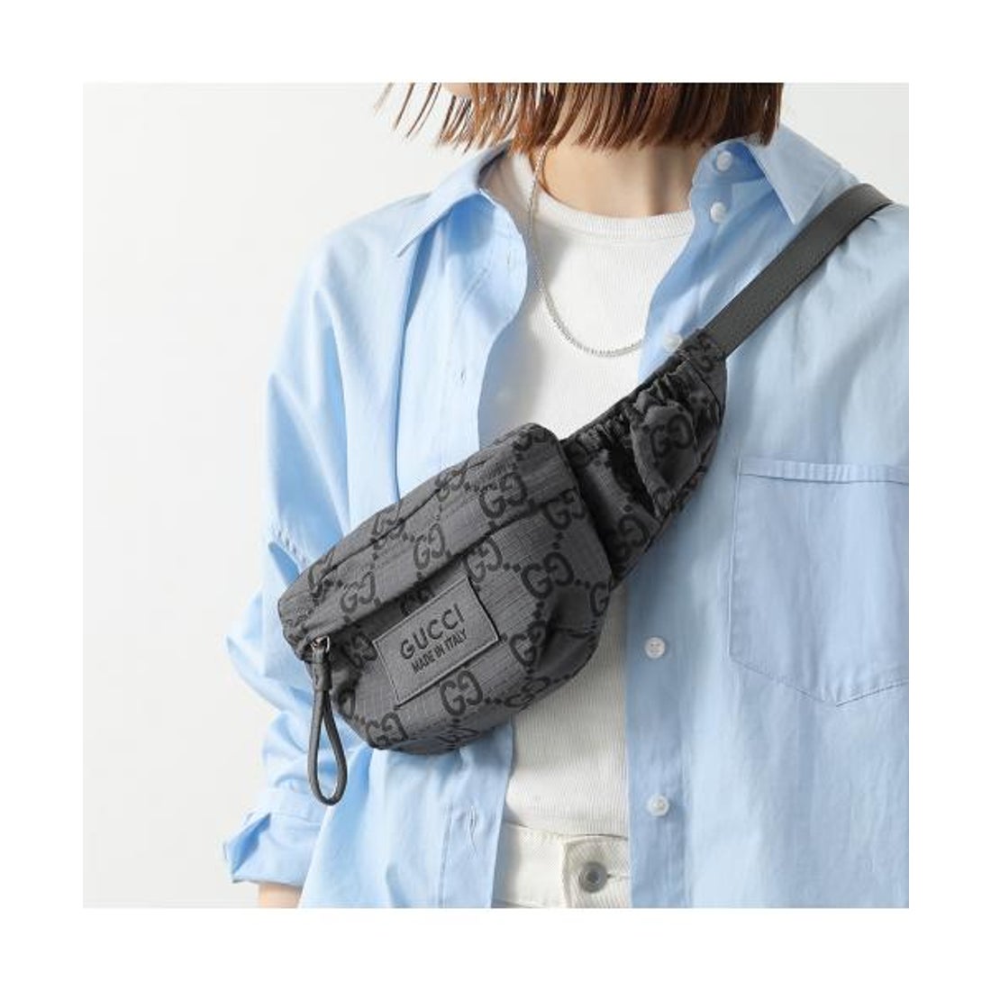 グッチ GUCCI GUCCI ボディバッグ 767934 FACPM GGロゴ （1246/グレー