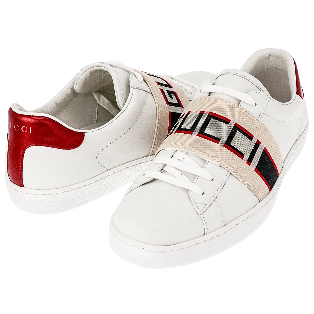 グッチ GUCCI グッチ GUCCI スニーカー メンズ ストライプ レザー