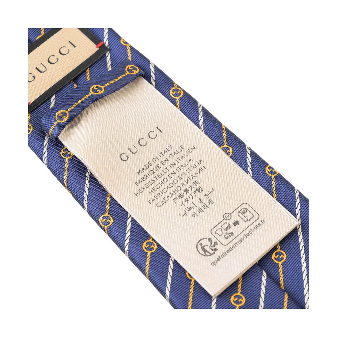 グッチ GUCCI GUCCI グッチ ネクタイ 764965 4EABB 4375 （ネイビー
