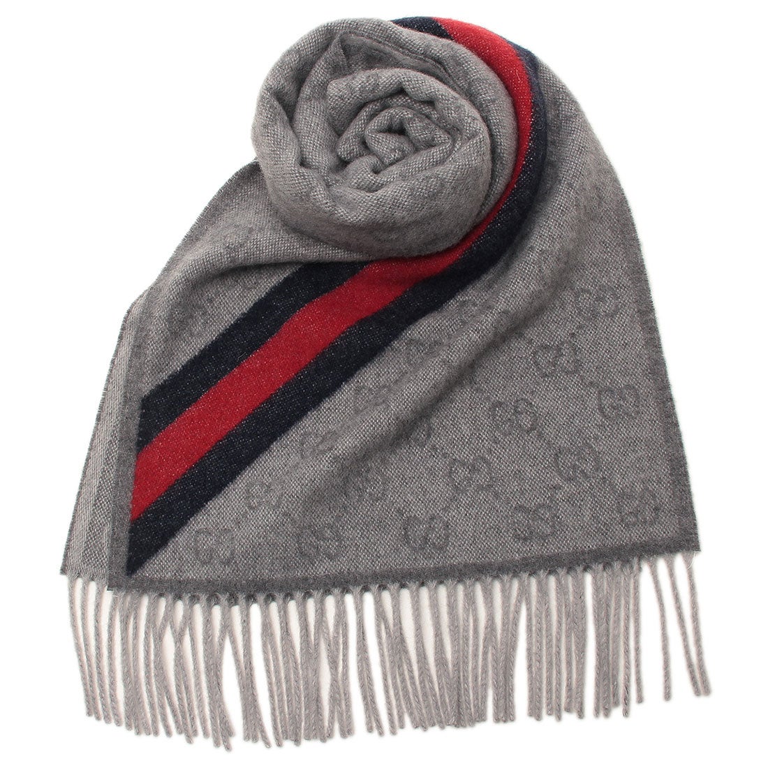 グッチ GUCCI スカーフ バンダナ ストール ブルー メンズ レディース